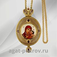( 2.7.1543лп-2/1лп )( Панагия с цепью )( Юв. Сплав )