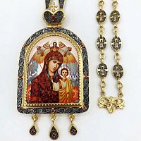 ( 2.7.1045лп-2/80лп )( Панагия с цепью )( Юв. Сплав )