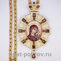 ( 2.7.1579лп-2/65лп )( Панагия с цепью )( Юв. Сплав )