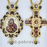 ( 2.7.1554лп-2/1лп-К )( Панагия с цепью )( Юв. Сплав )