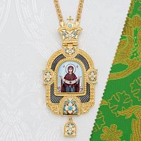 2.7.2515лпрэ-2/1лп Панагия с цепью (Юв. сплав)